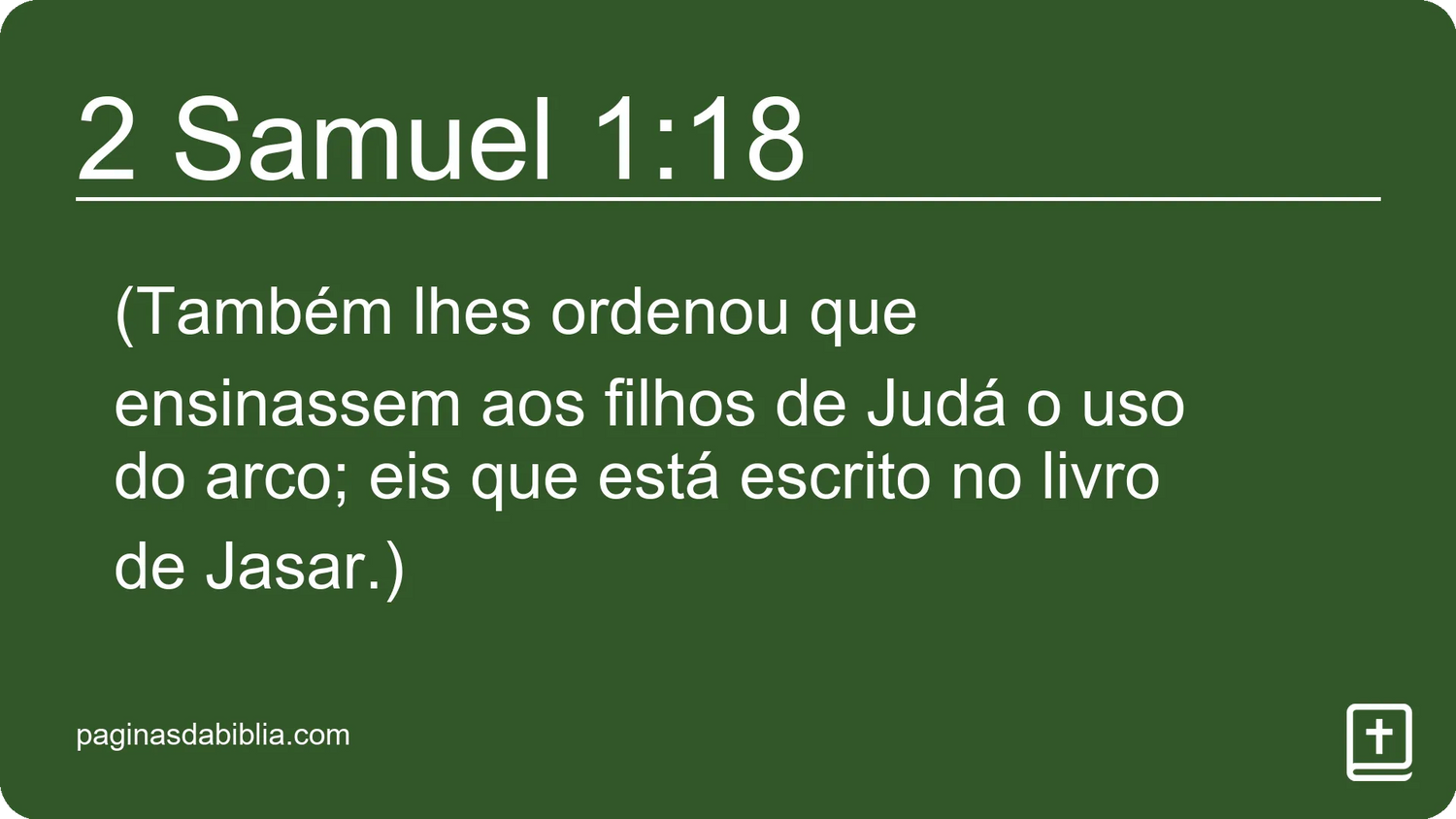 2 Samuel 1:18