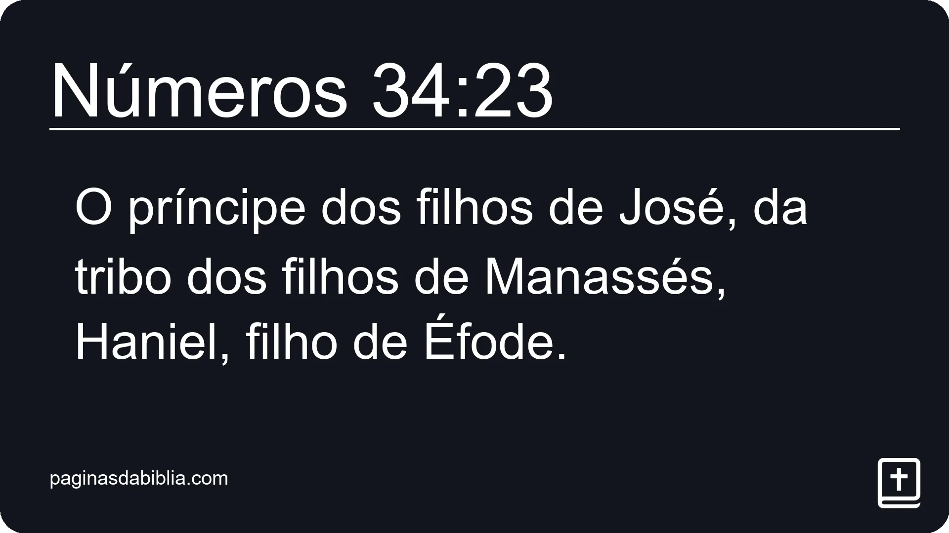 Números 34:23