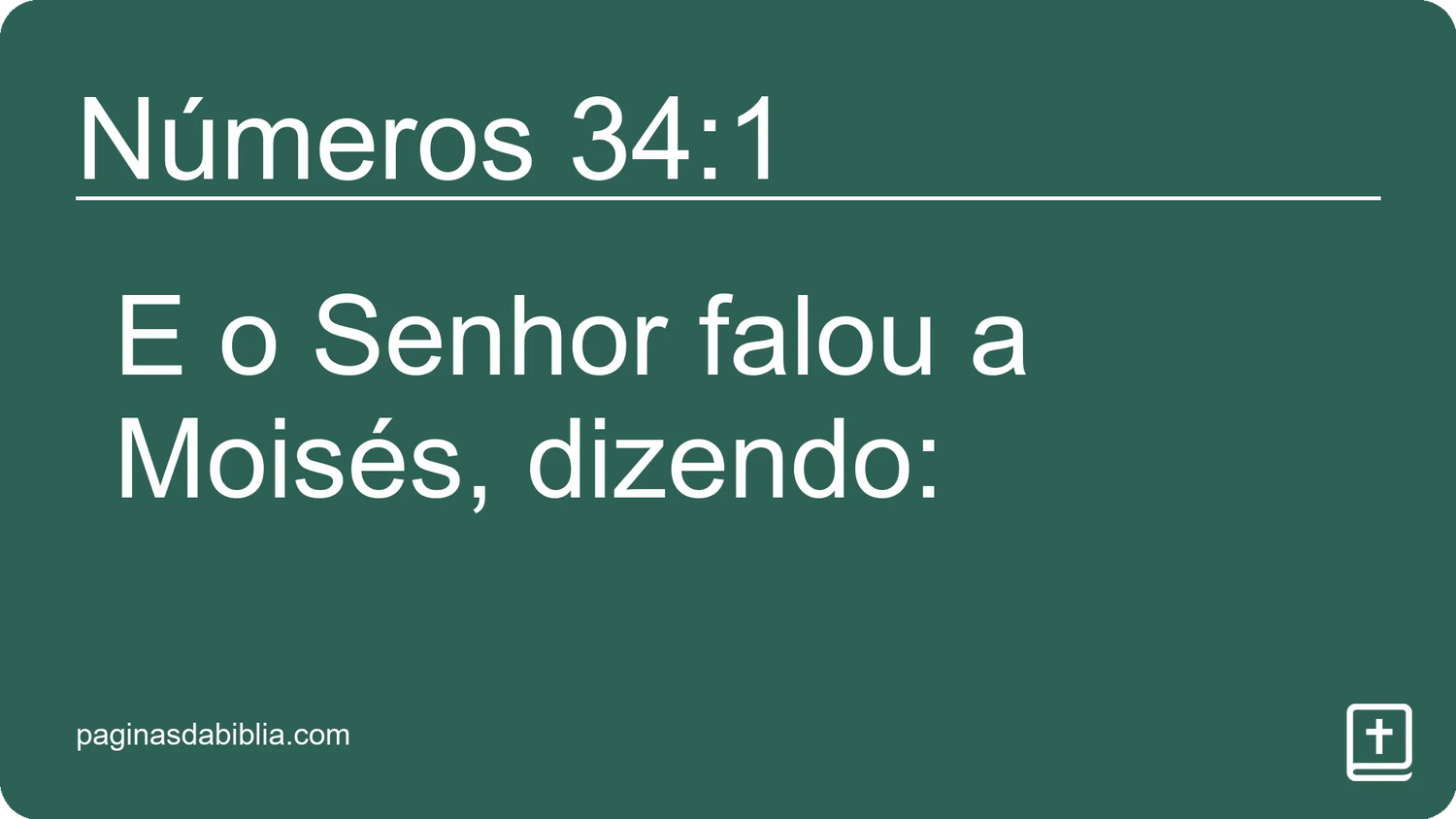 Números 34:1