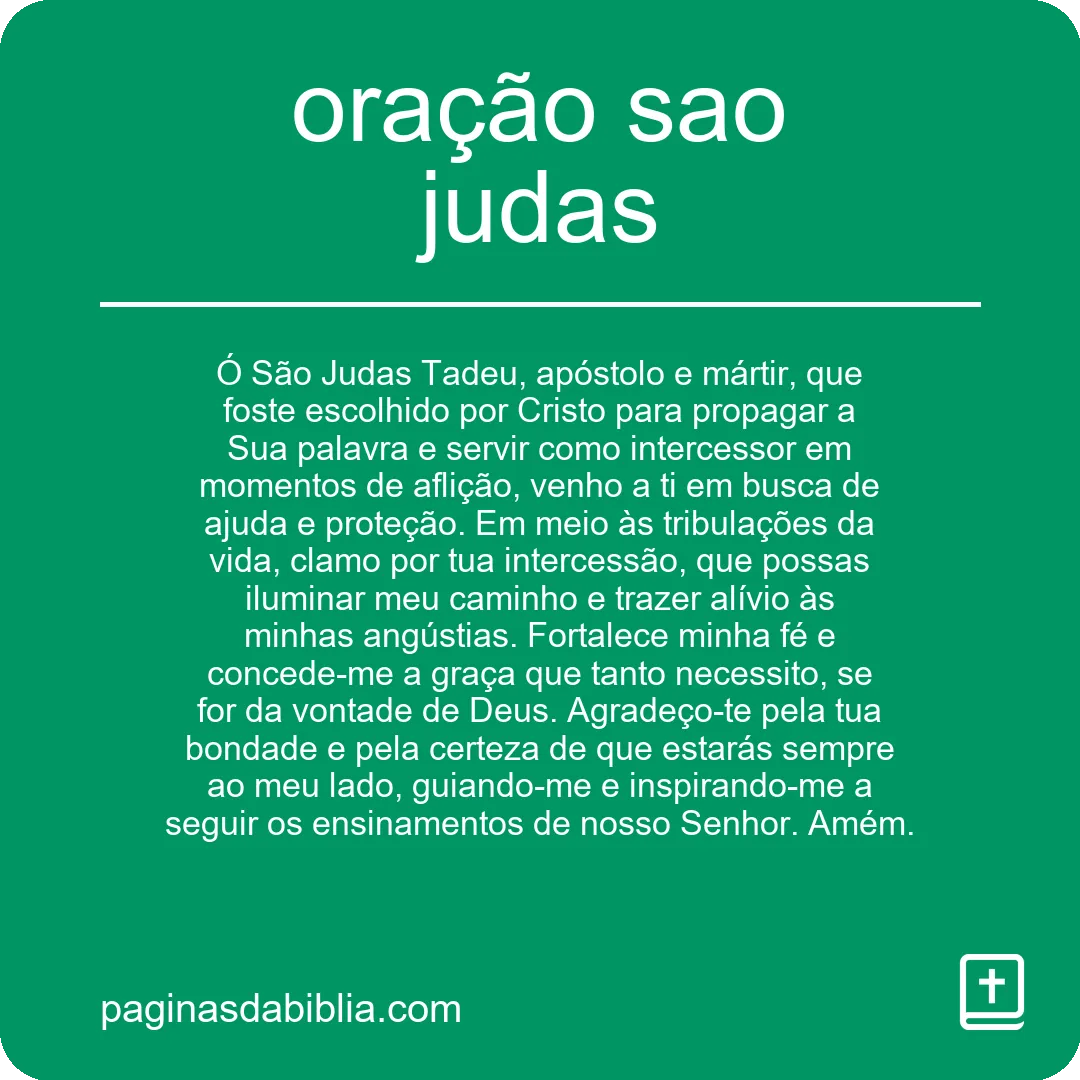 oração sao judas