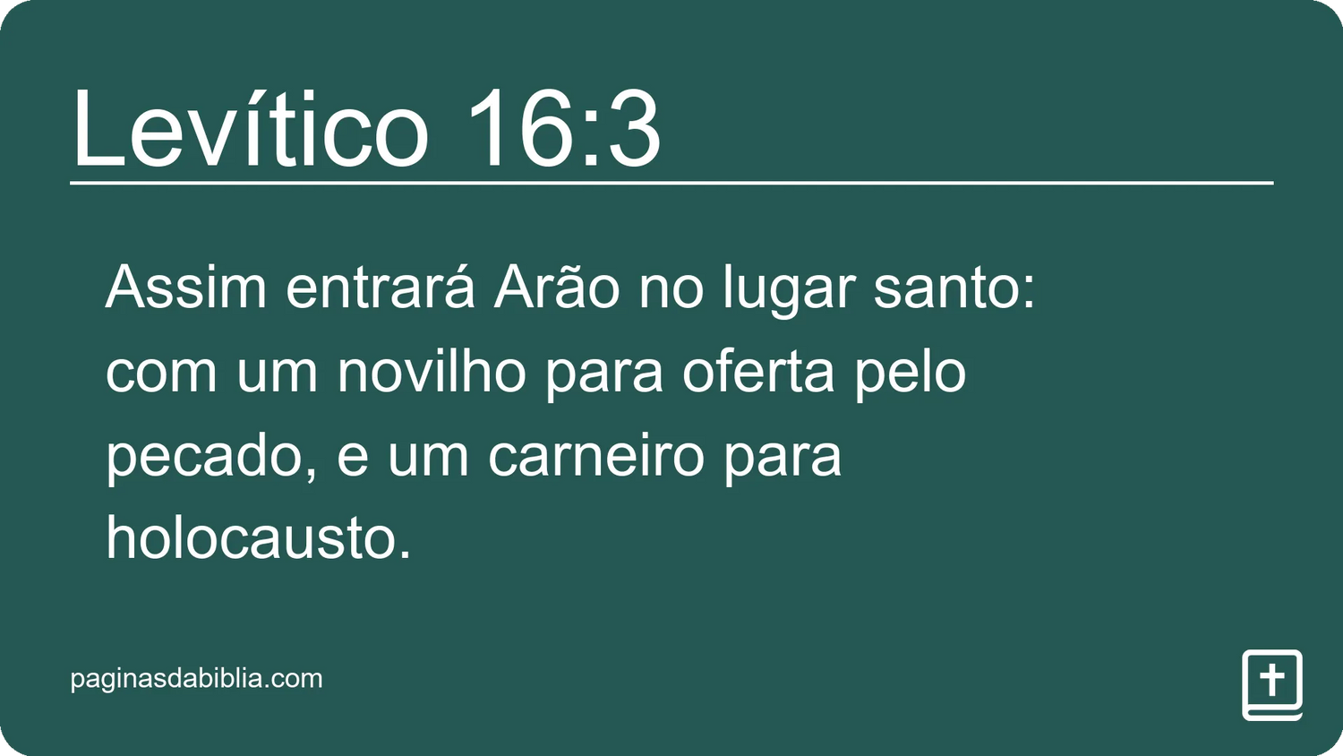 Levítico 16:3