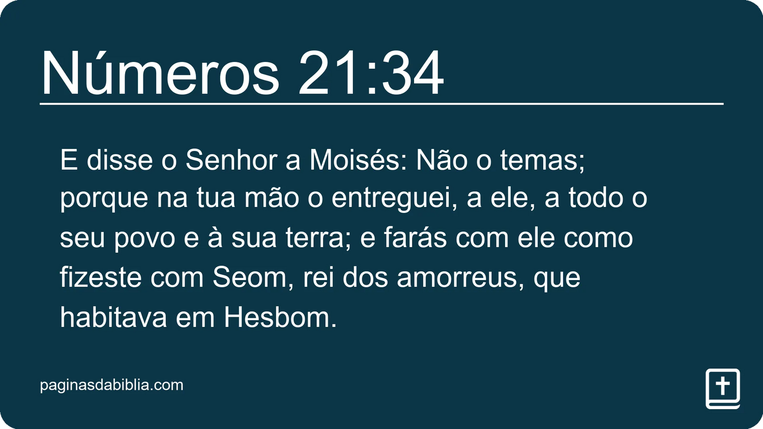 Números 21:34