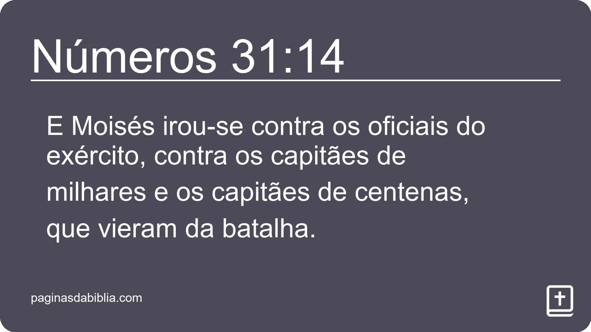 Números 31:14