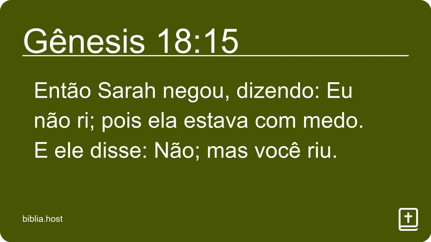 Gênesis 18:15