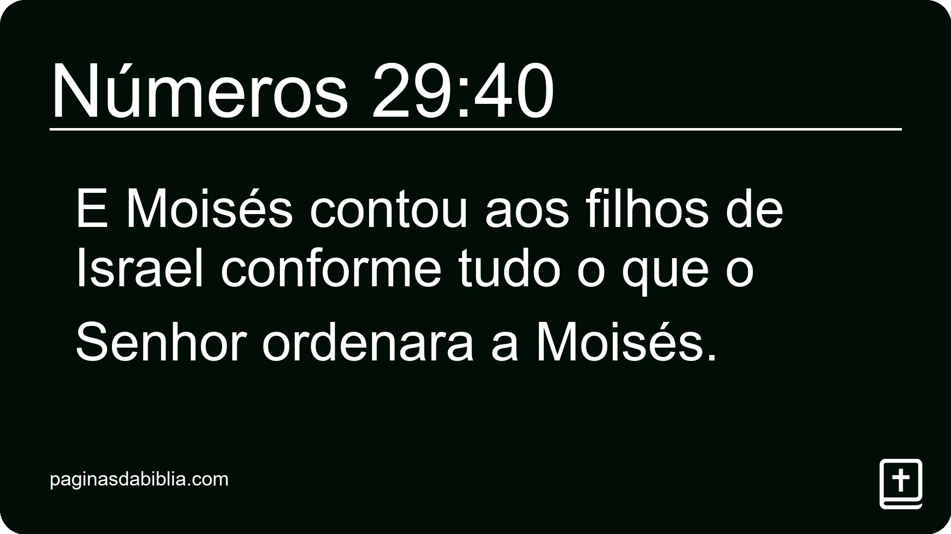 Números 29:40