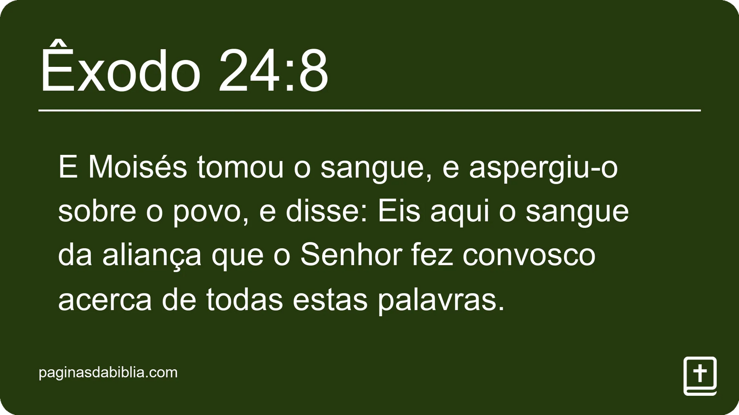 Êxodo 24:8