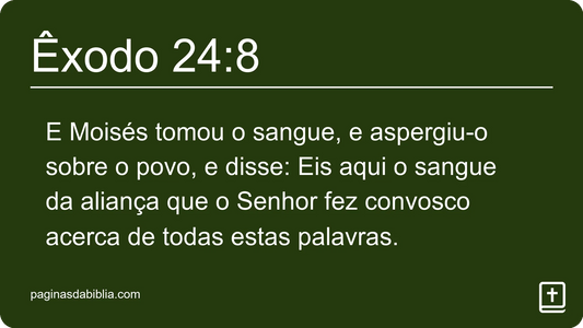 Êxodo 24:8