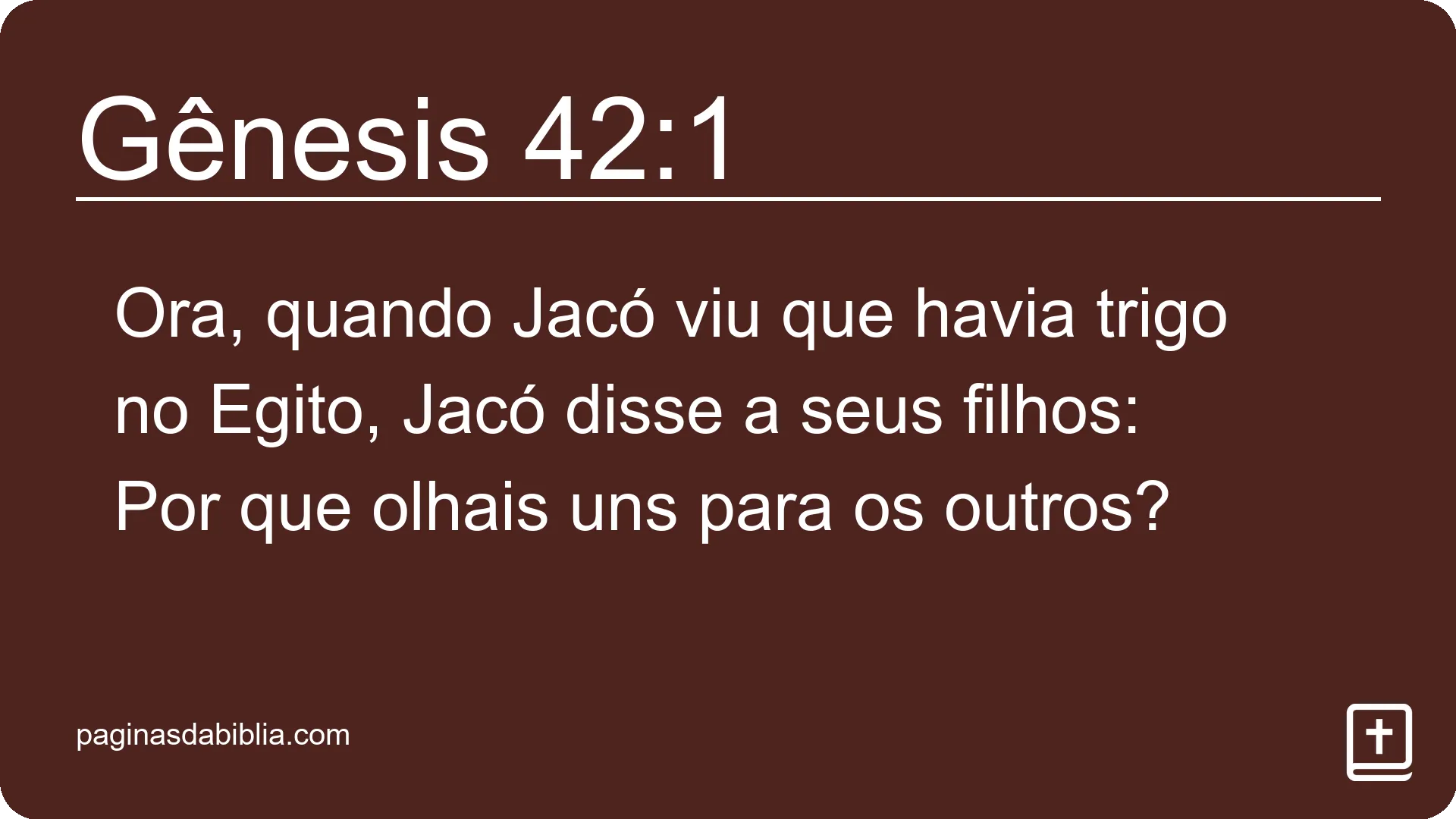 Gênesis 42:1