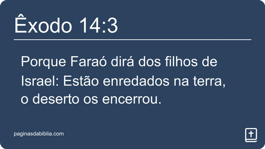 Êxodo 14:3