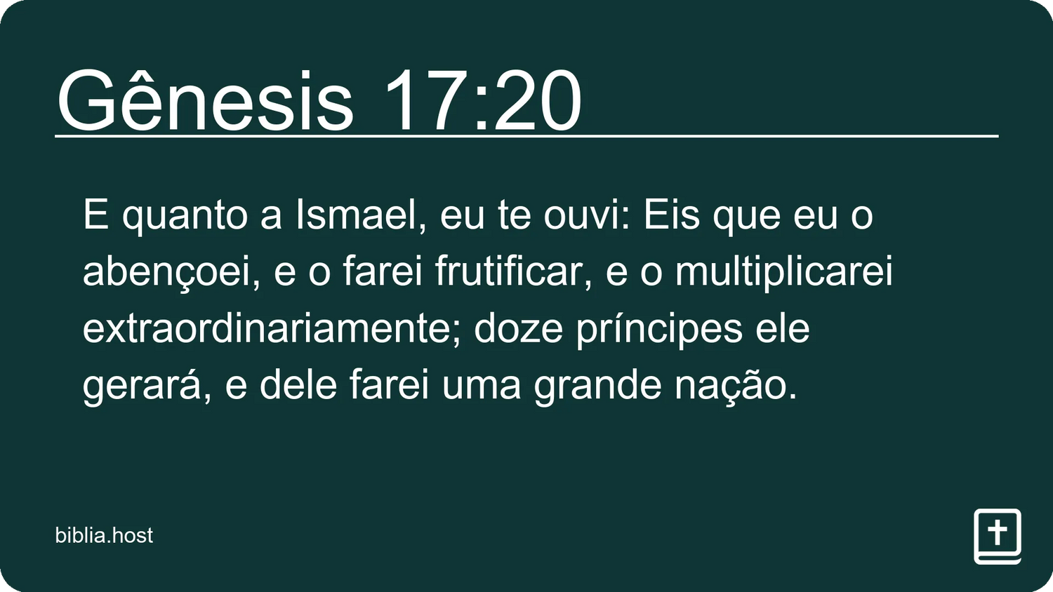 Gênesis 17:20