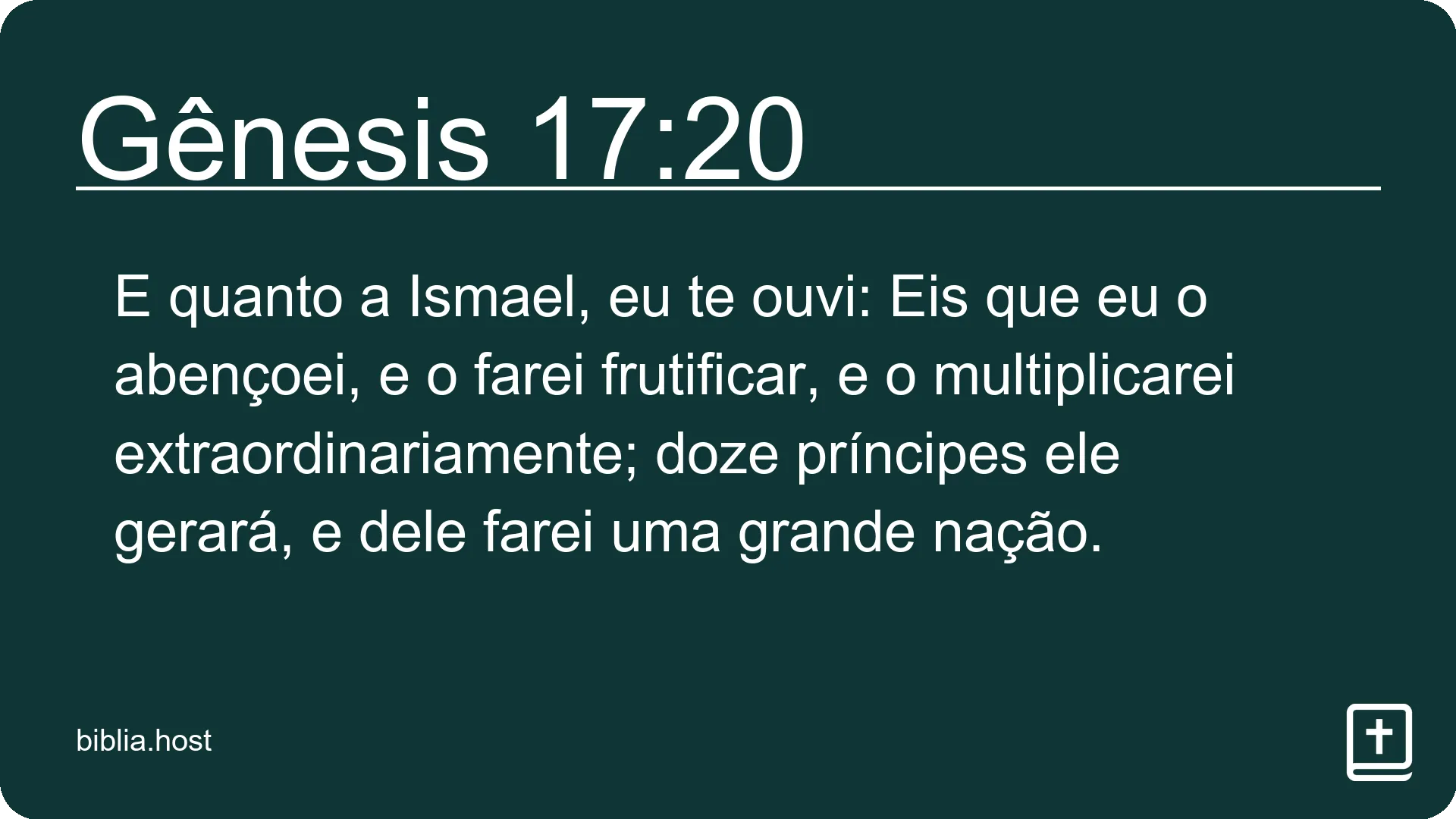 Gênesis 17:20