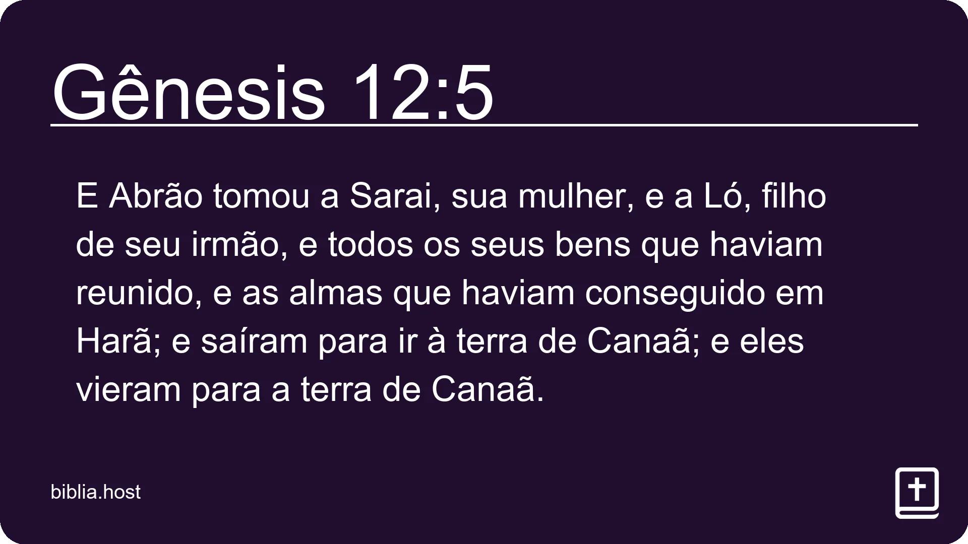 Gênesis 12:5