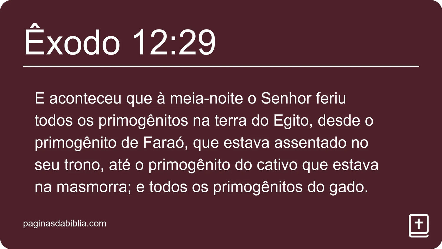 Êxodo 12:29