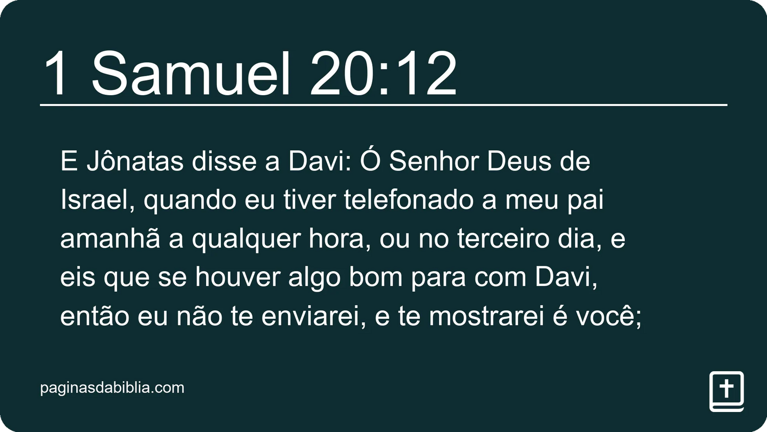 1 Samuel 20:12