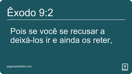 Êxodo 9:2