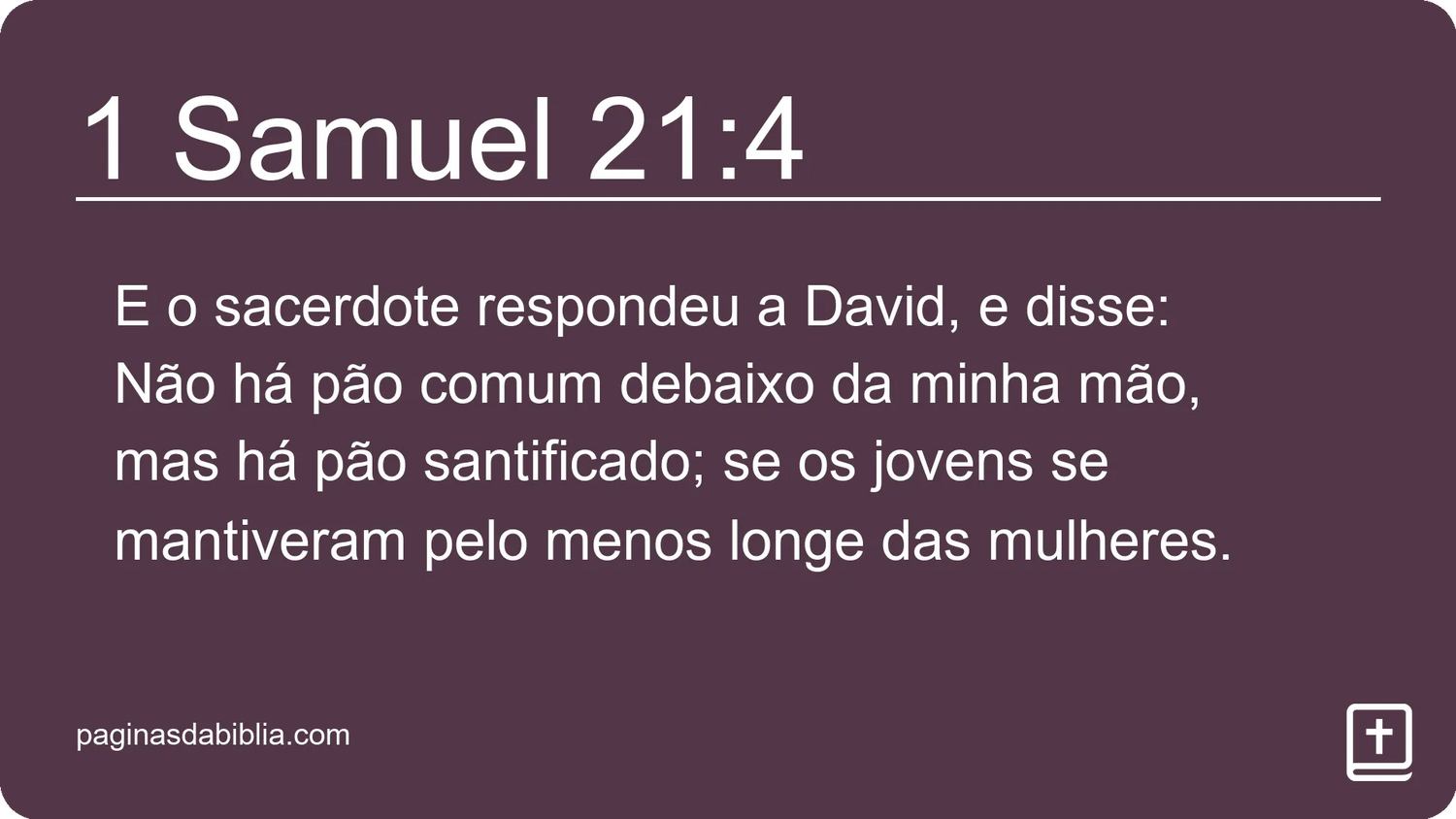 1 Samuel 21:4