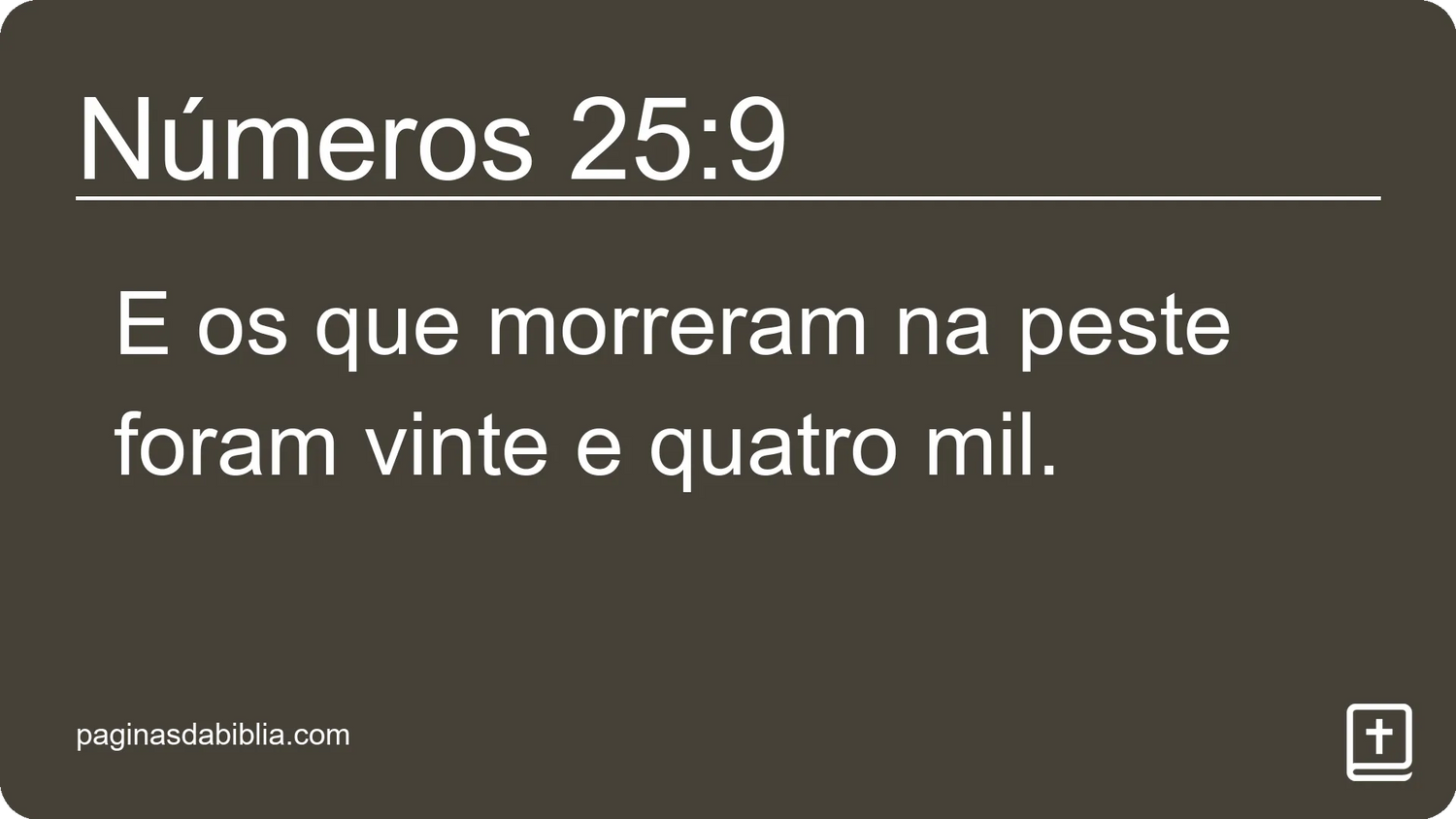 Números 25:9