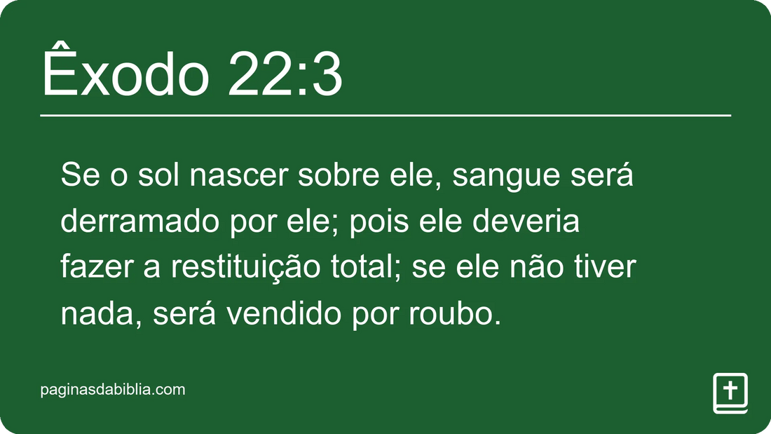 Êxodo 22:3