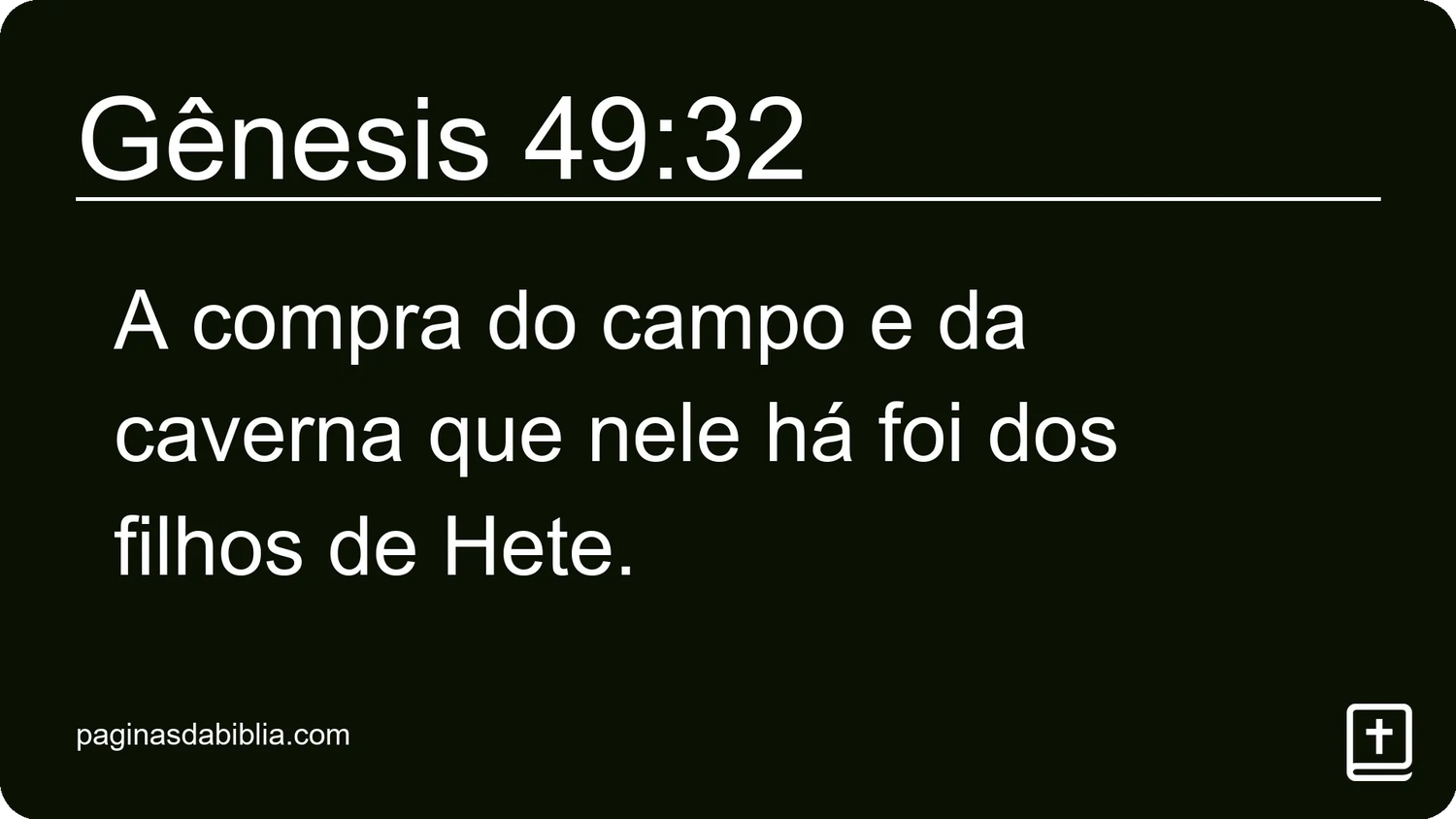 Gênesis 49:32