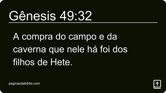 Gênesis 49:32