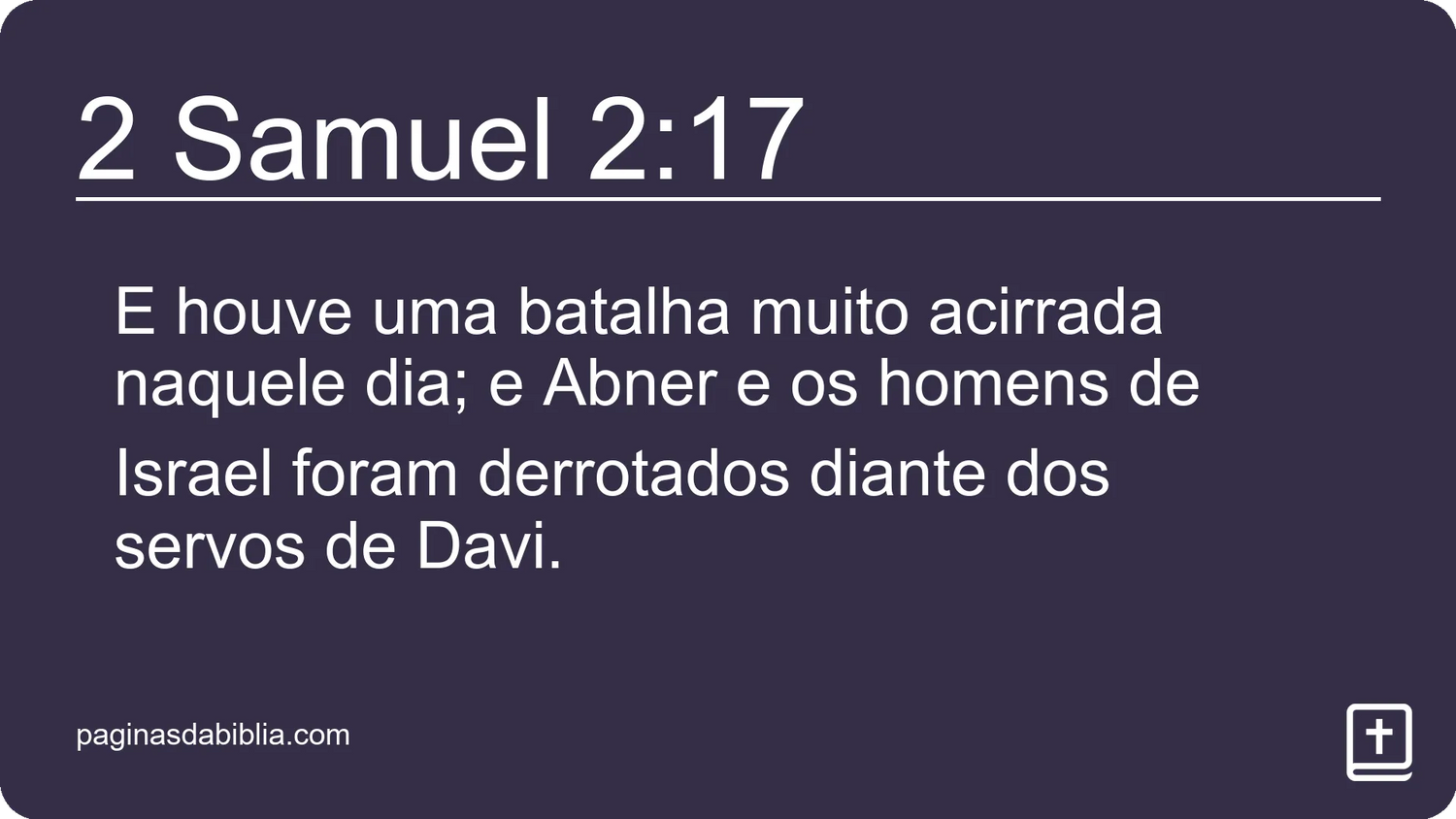 2 Samuel 2:17