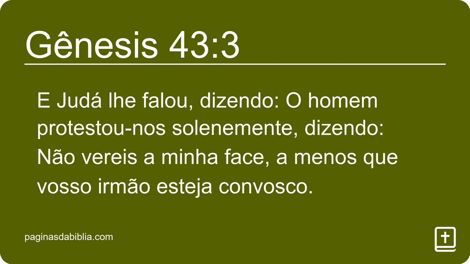 Gênesis 43:3