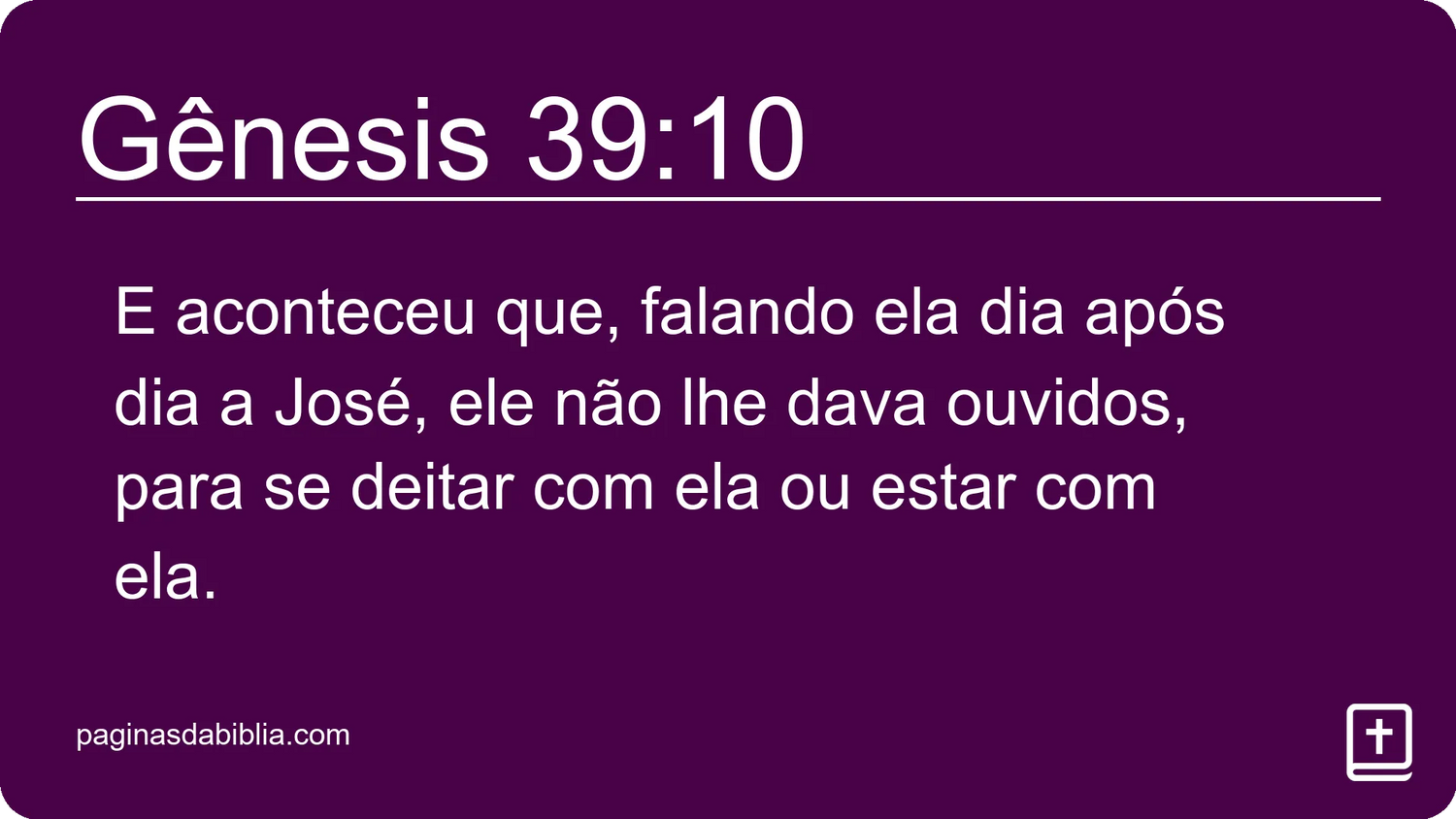 Gênesis 39:10