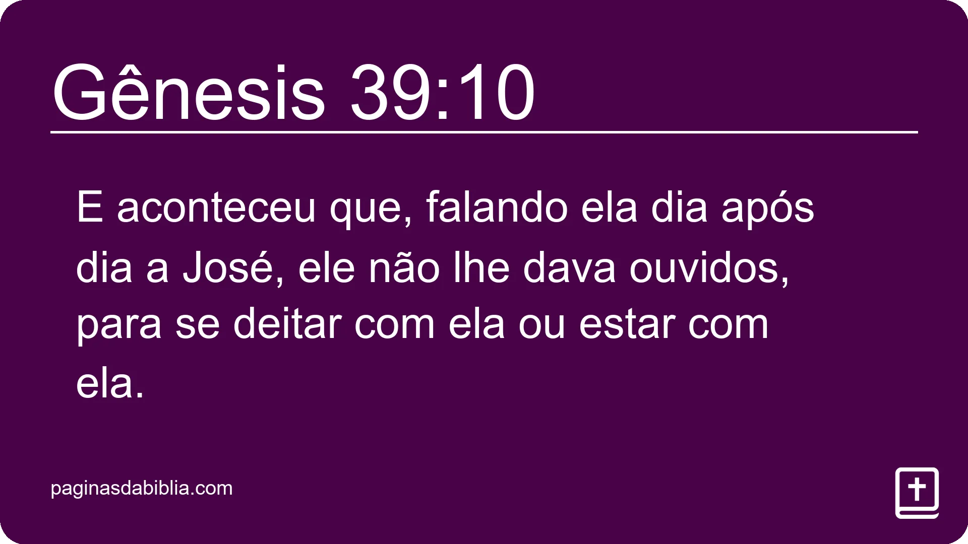 Gênesis 39:10