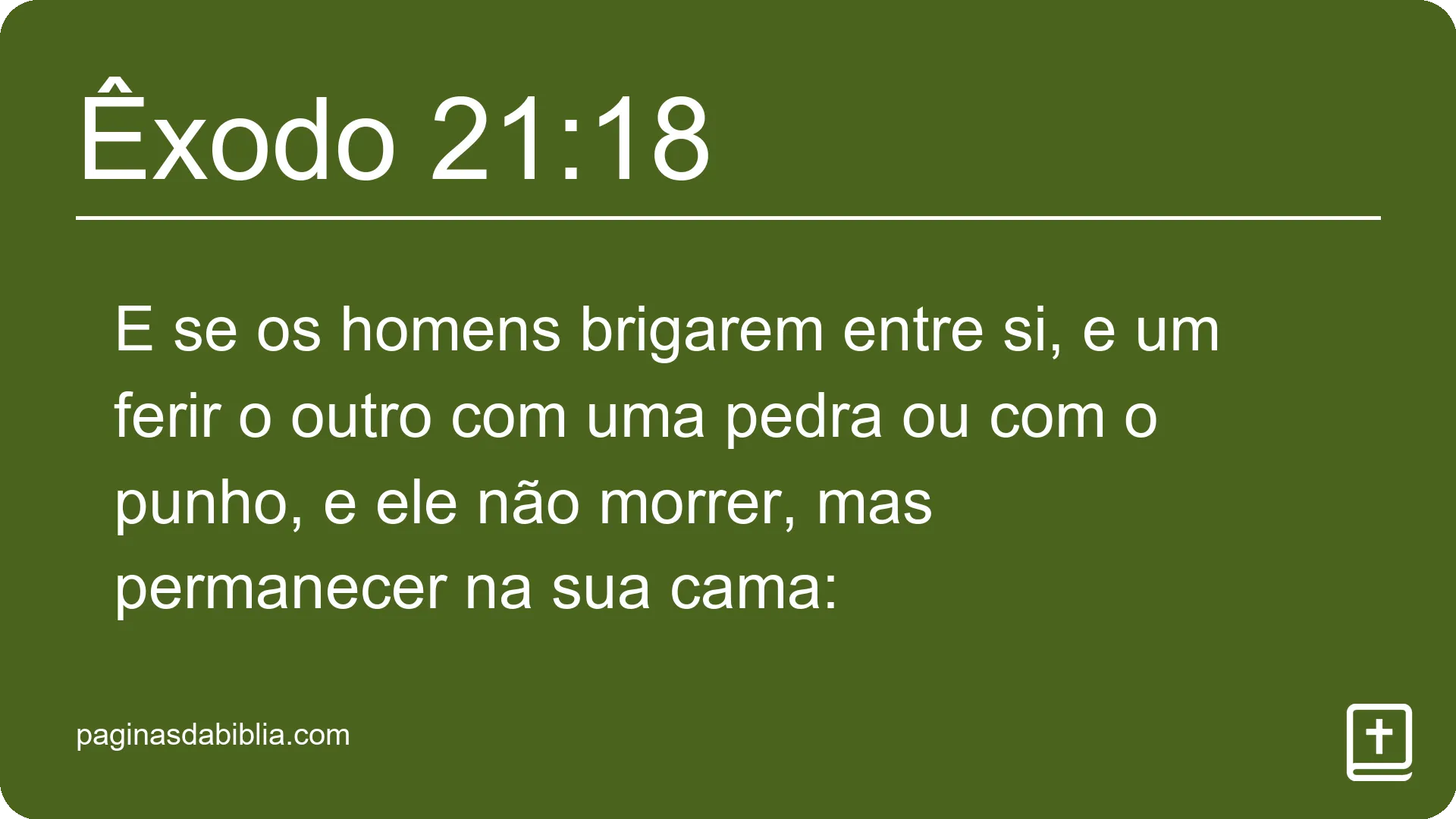 Êxodo 21:18