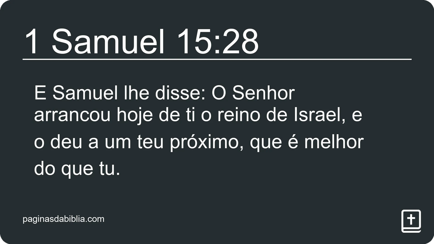 1 Samuel 15:28