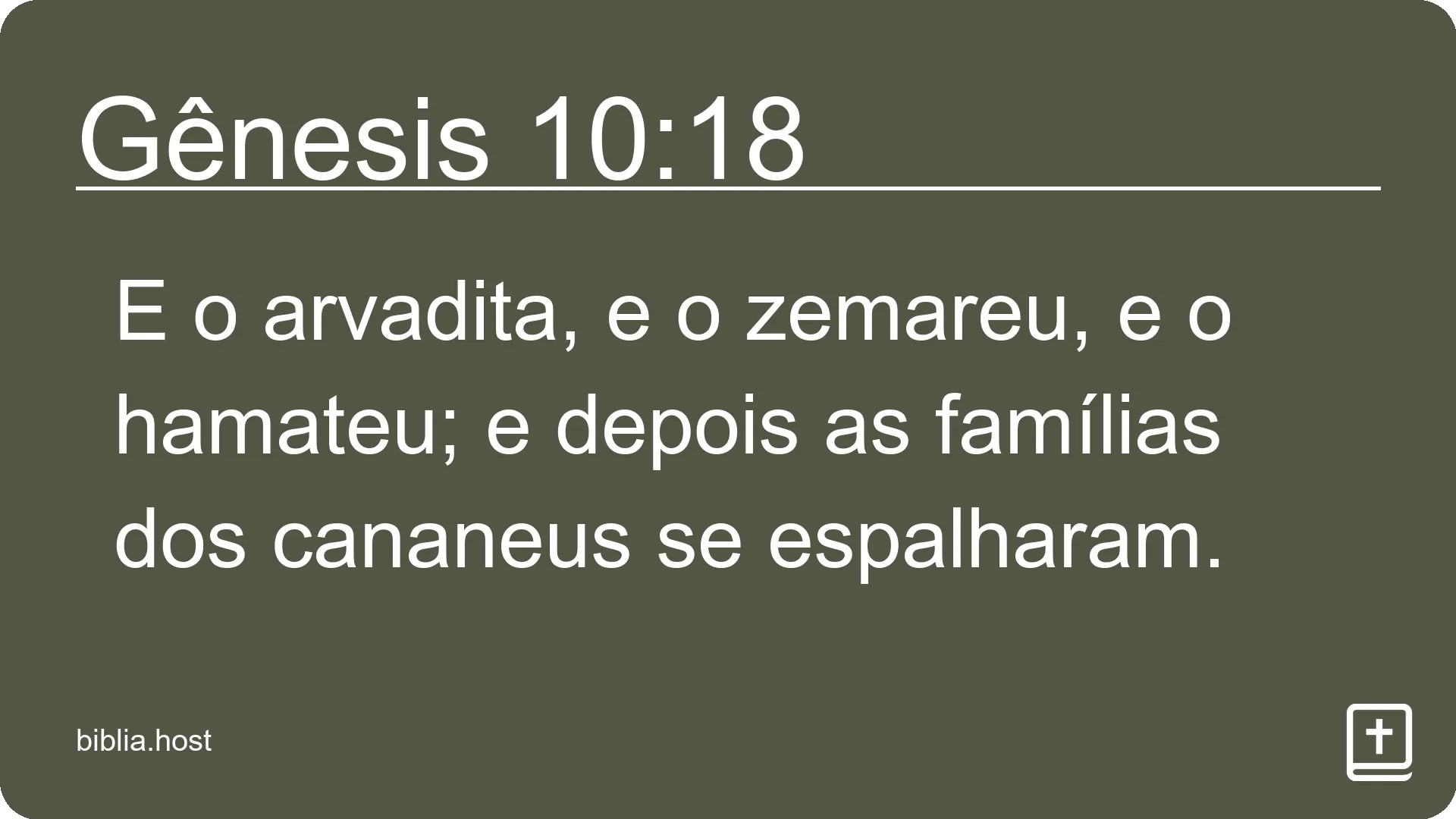 Gênesis 10:18