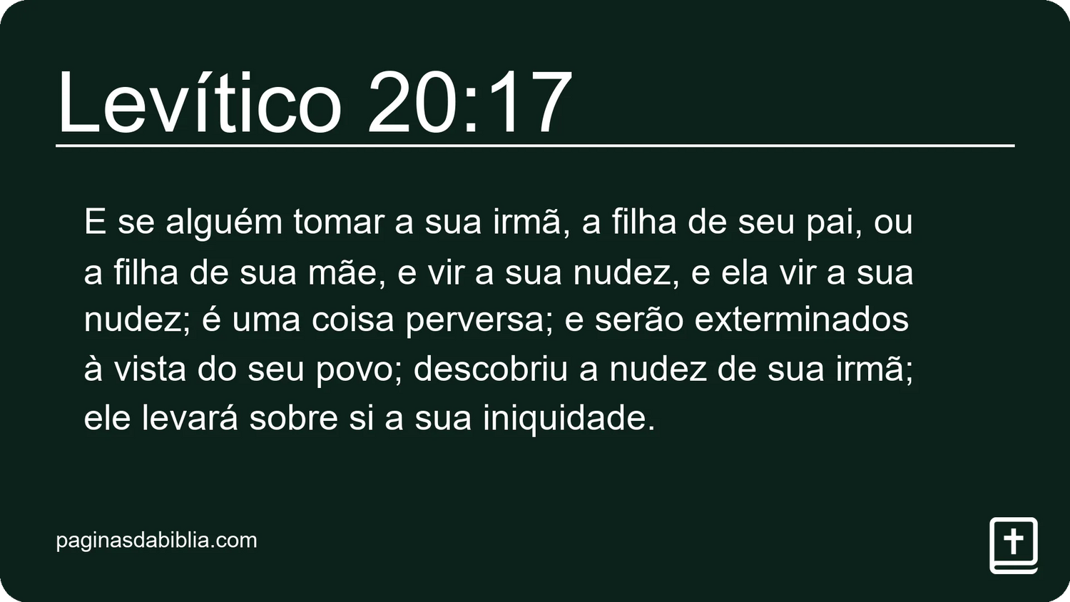 Levítico 20:17