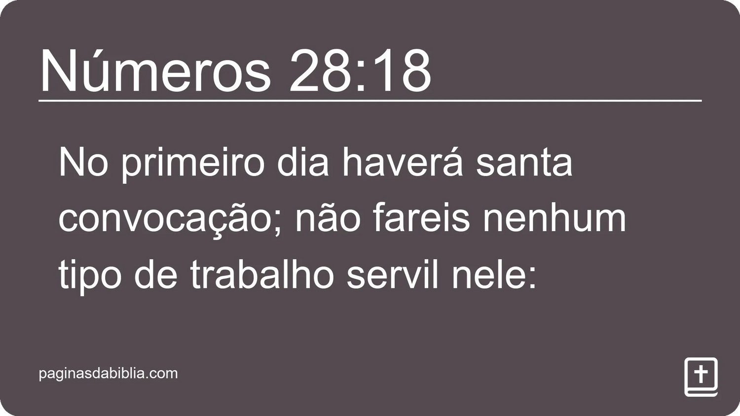 Números 28:18