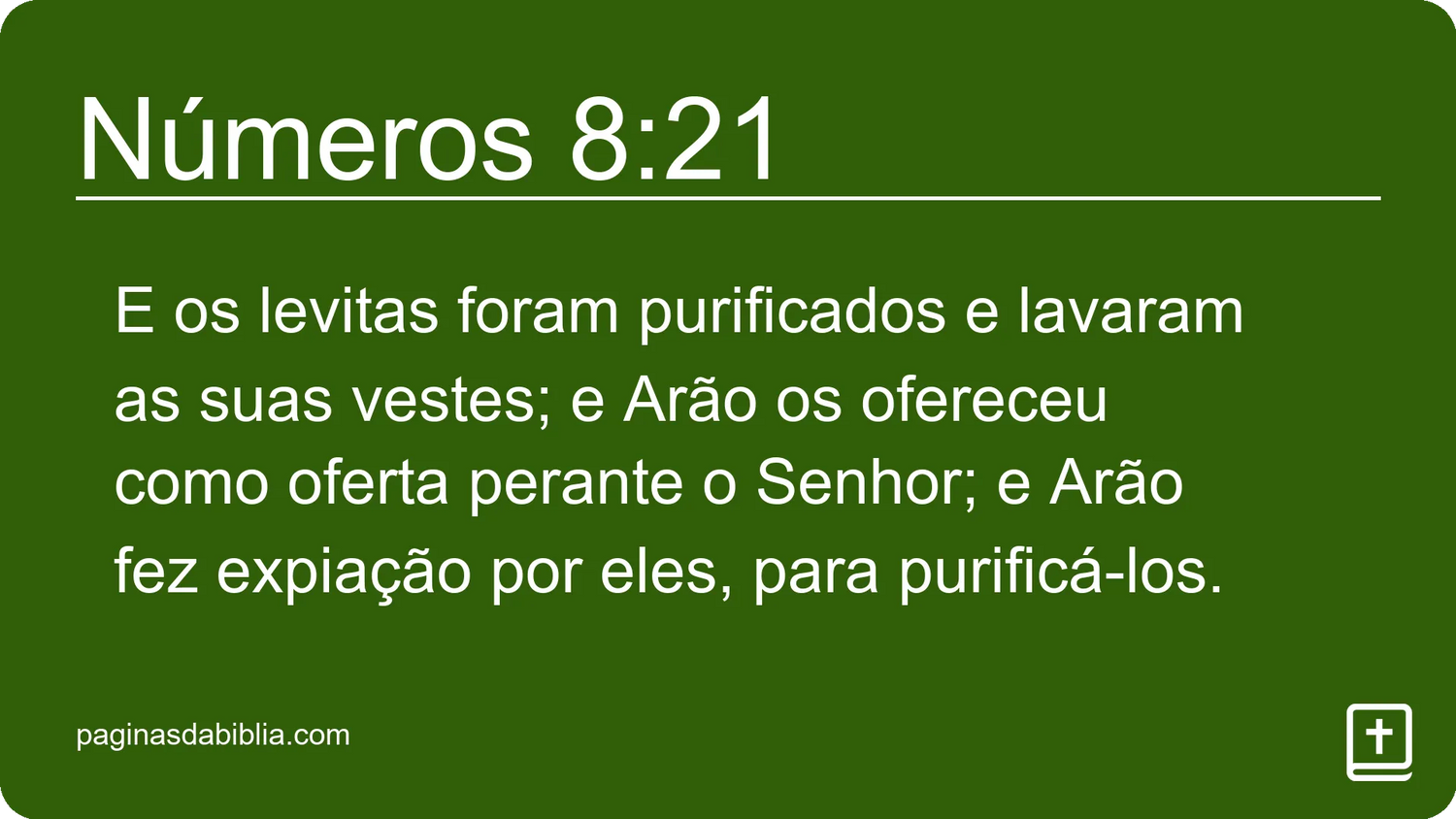 Números 8:21