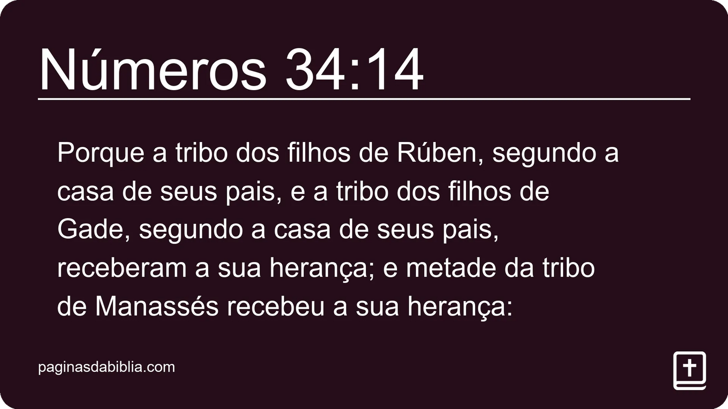 Números 34:14