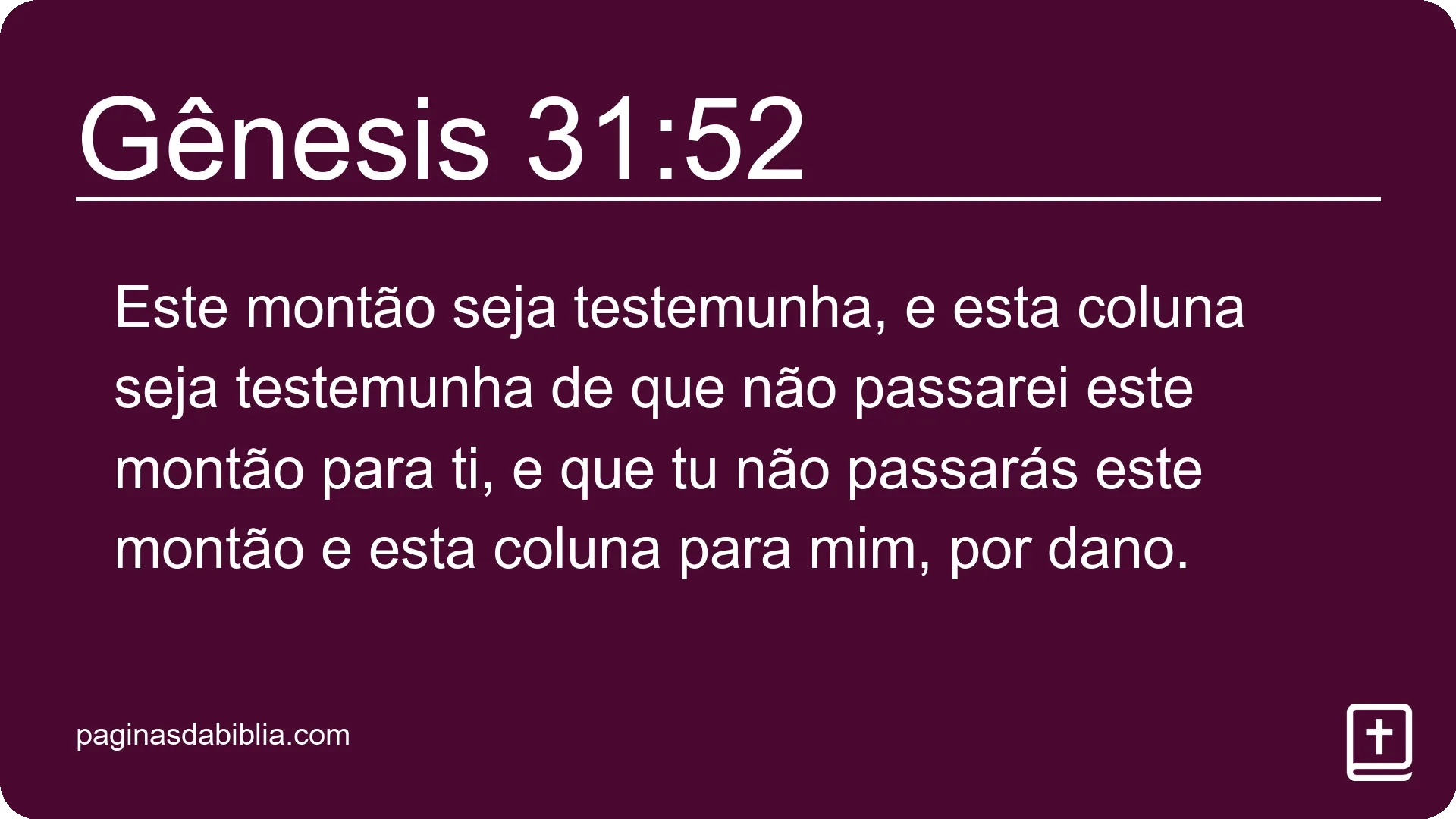 Gênesis 31:52