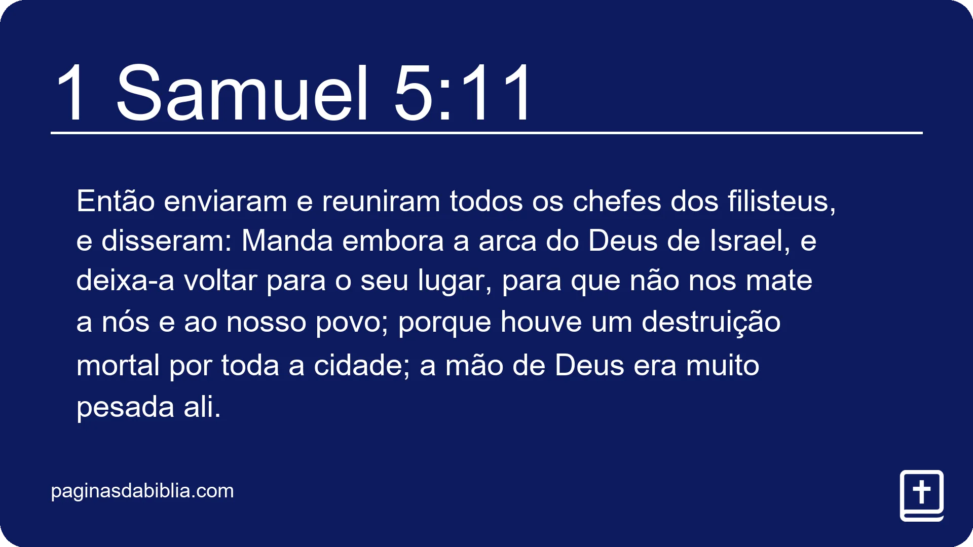 1 Samuel 5:11