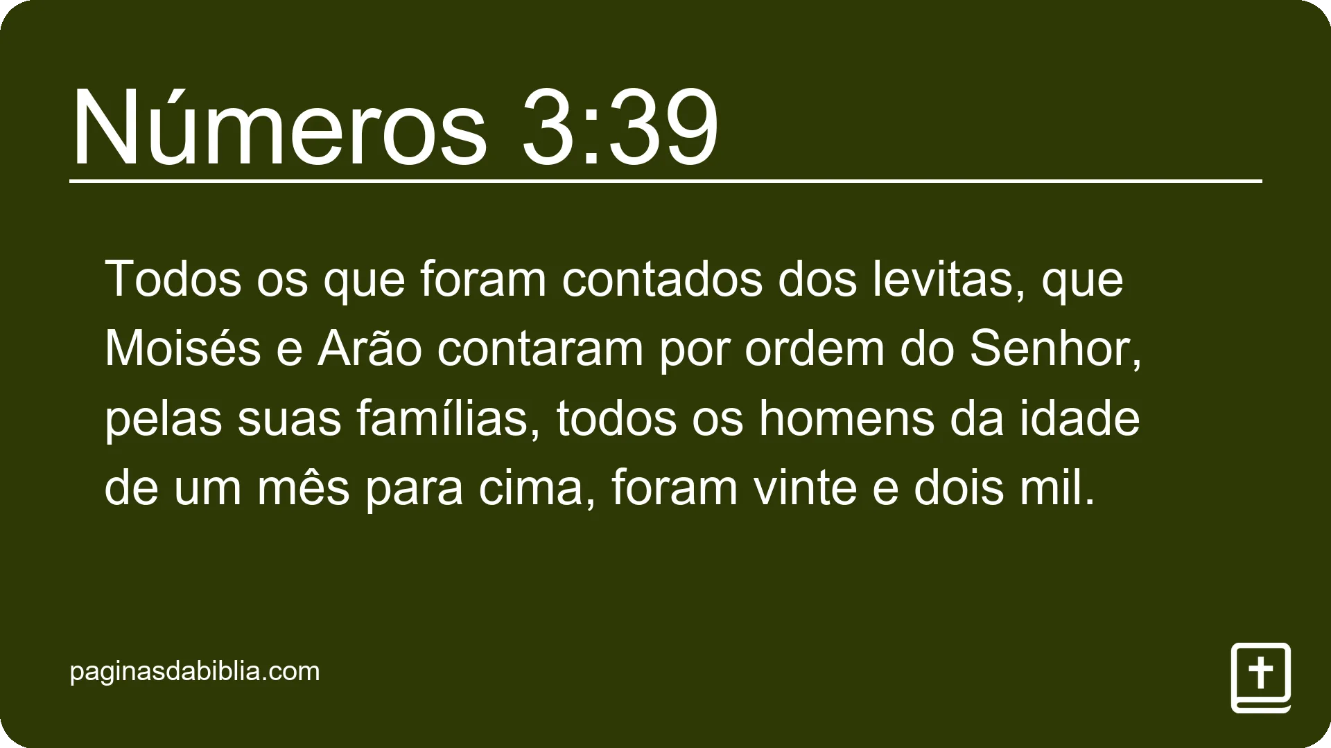 Números 3:39