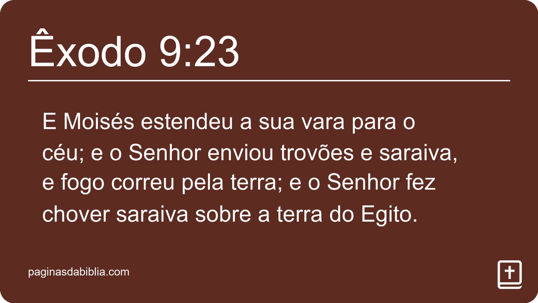 Êxodo 9:23