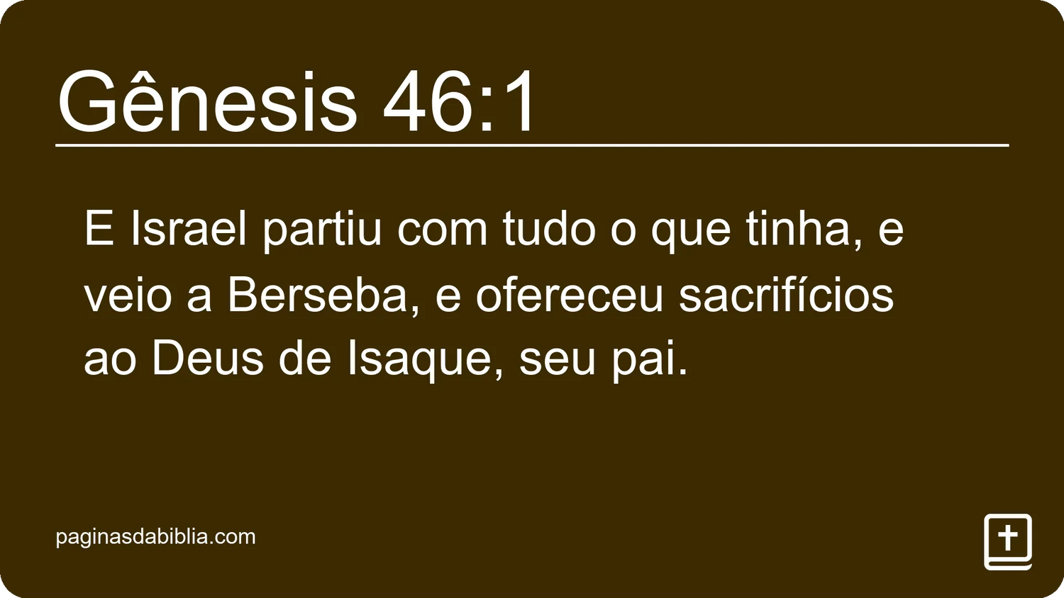 Gênesis 46:1