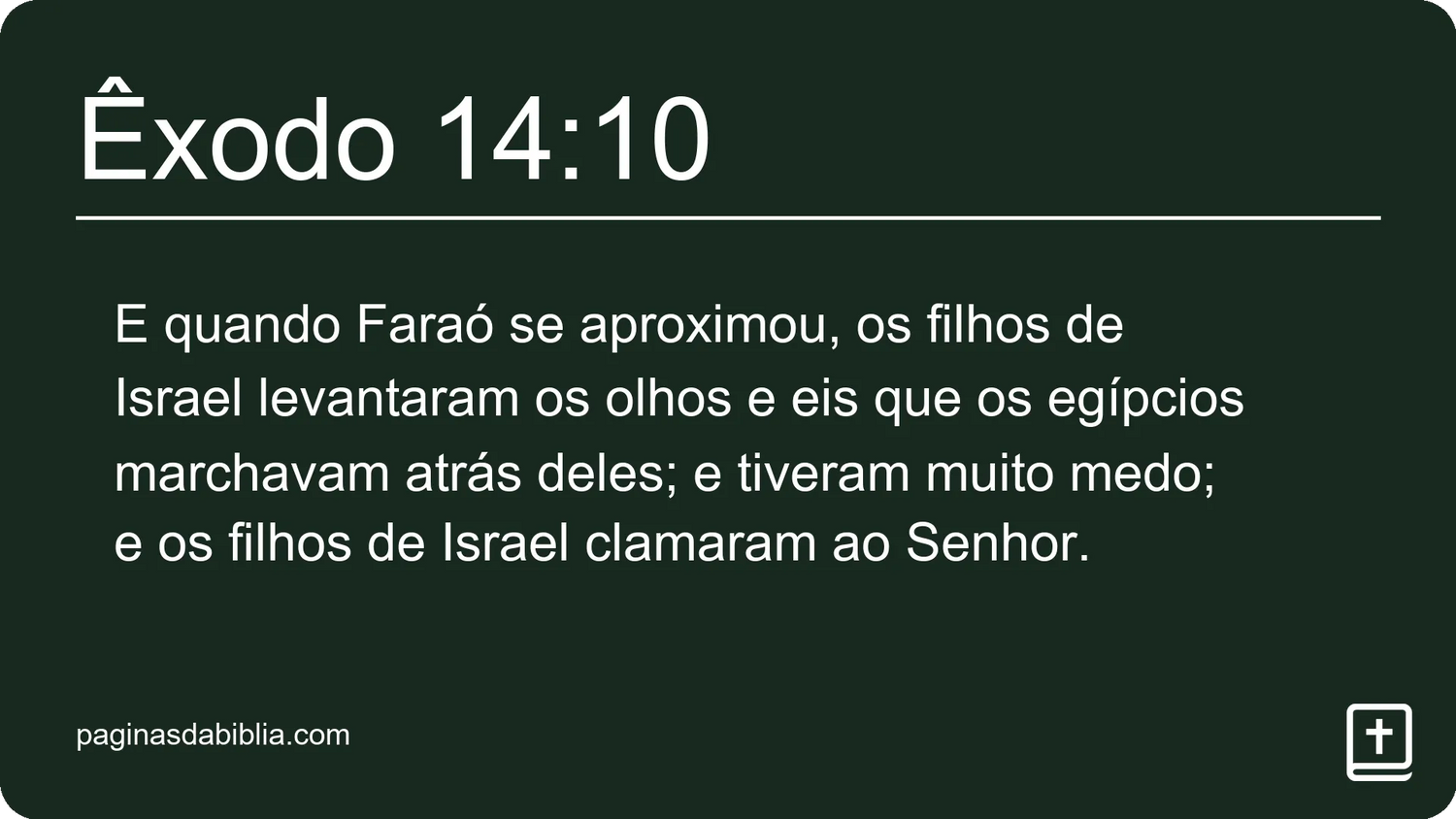 Êxodo 14:10