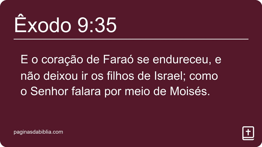 Êxodo 9:35