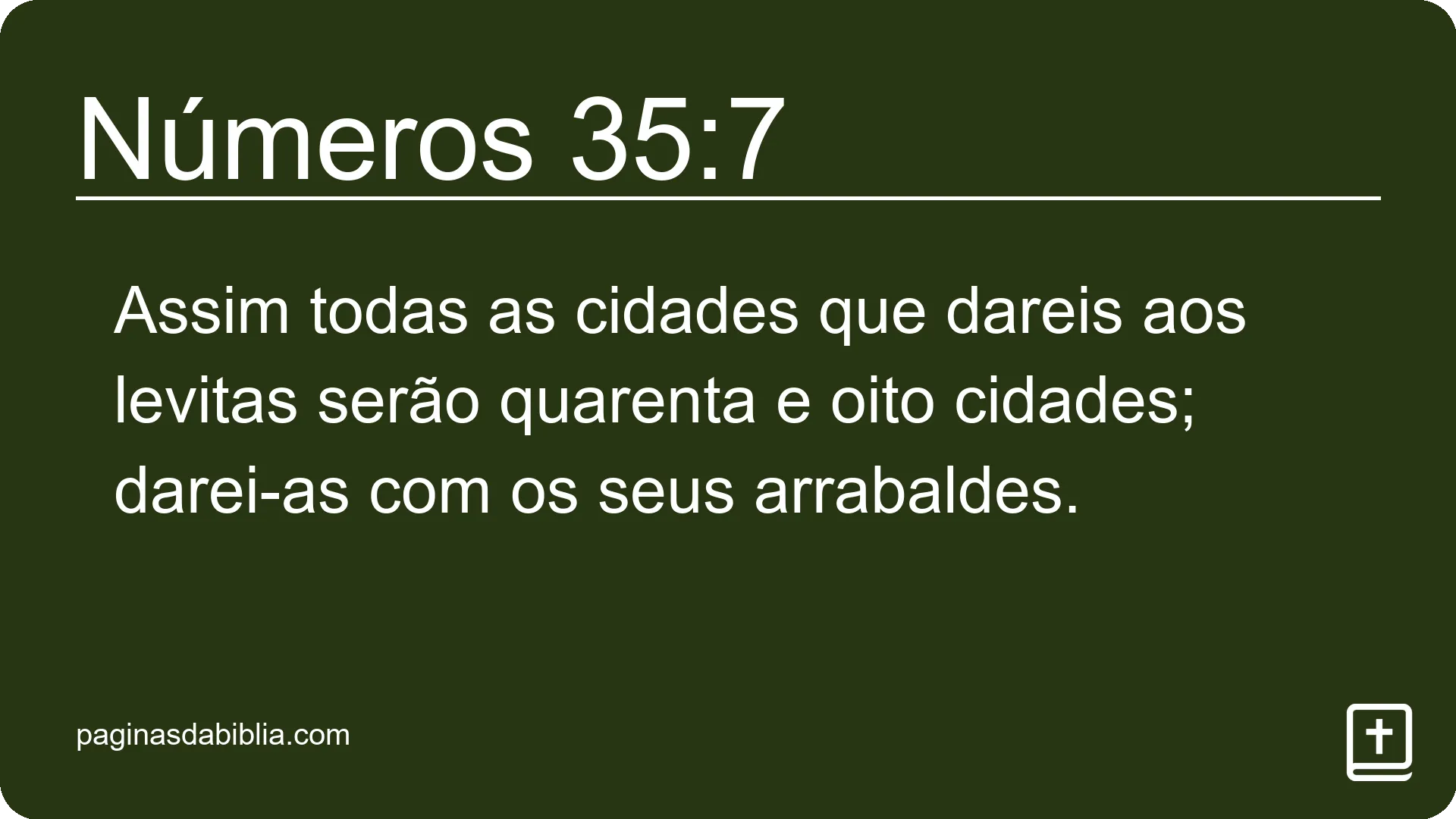 Números 35:7