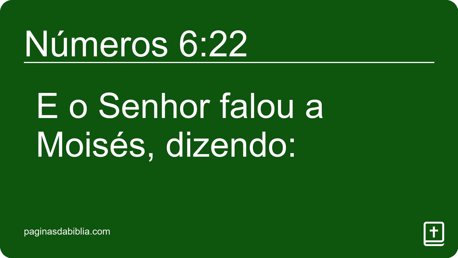 Números 6:22