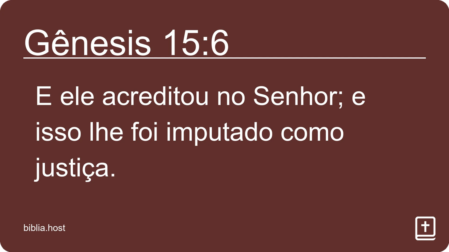 Gênesis 15:6