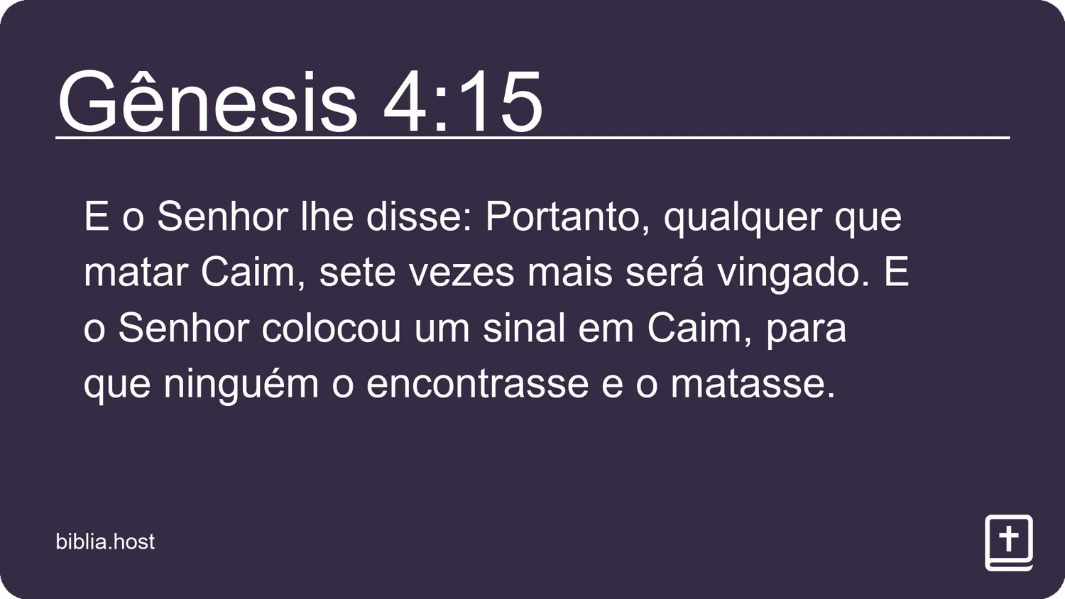 Gênesis 4:15