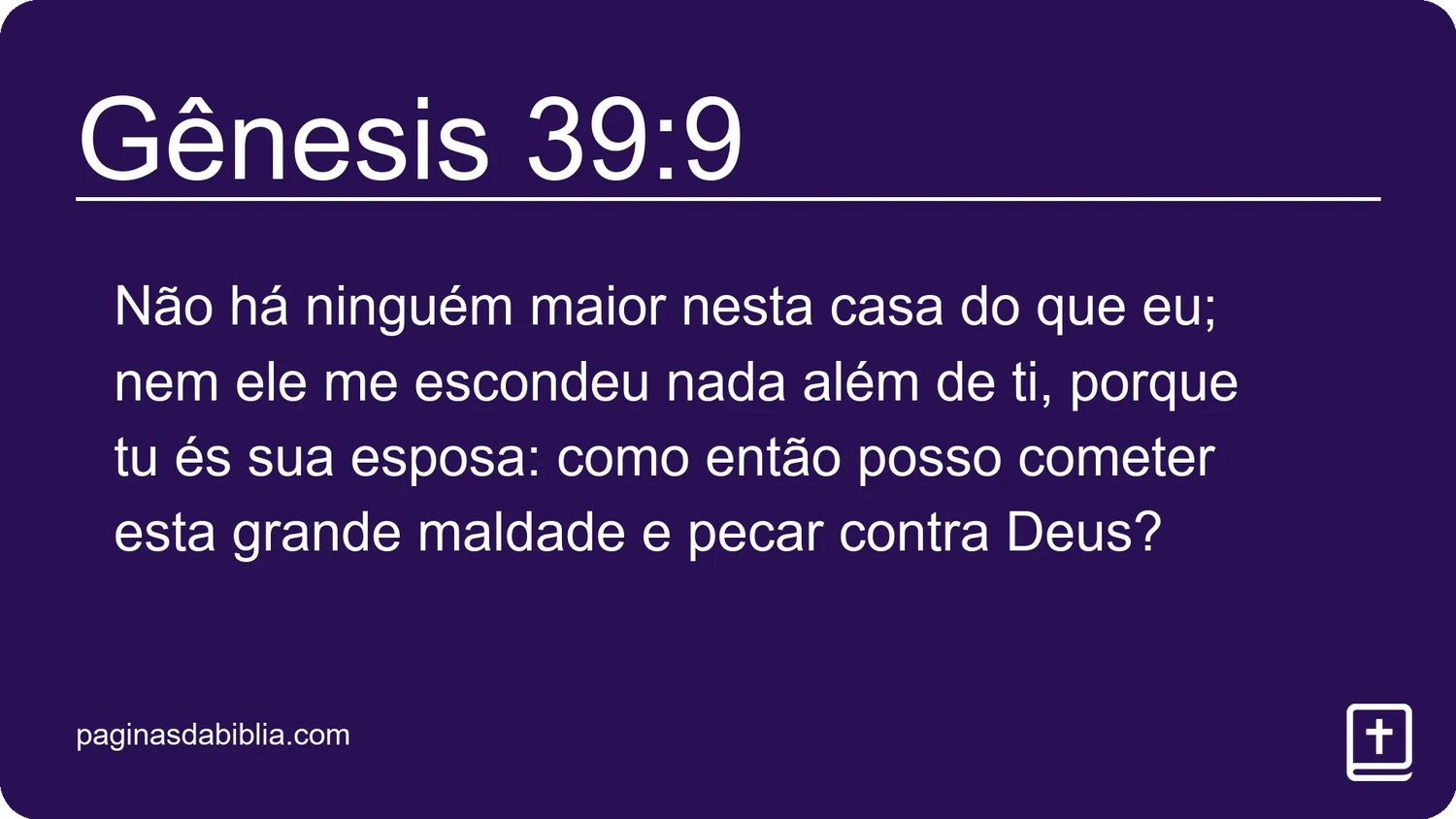 Gênesis 39:9