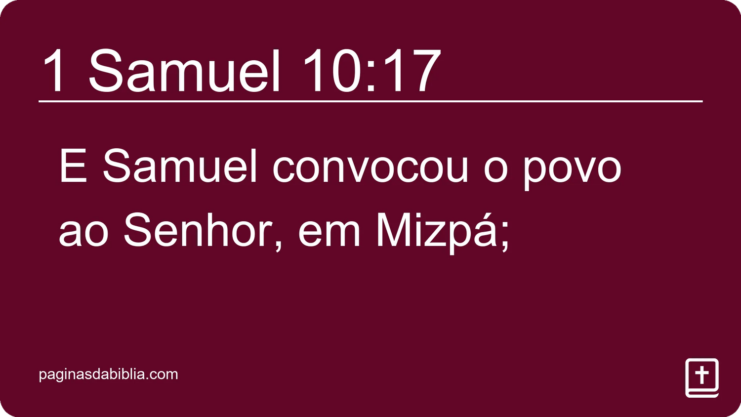 1 Samuel 10:17