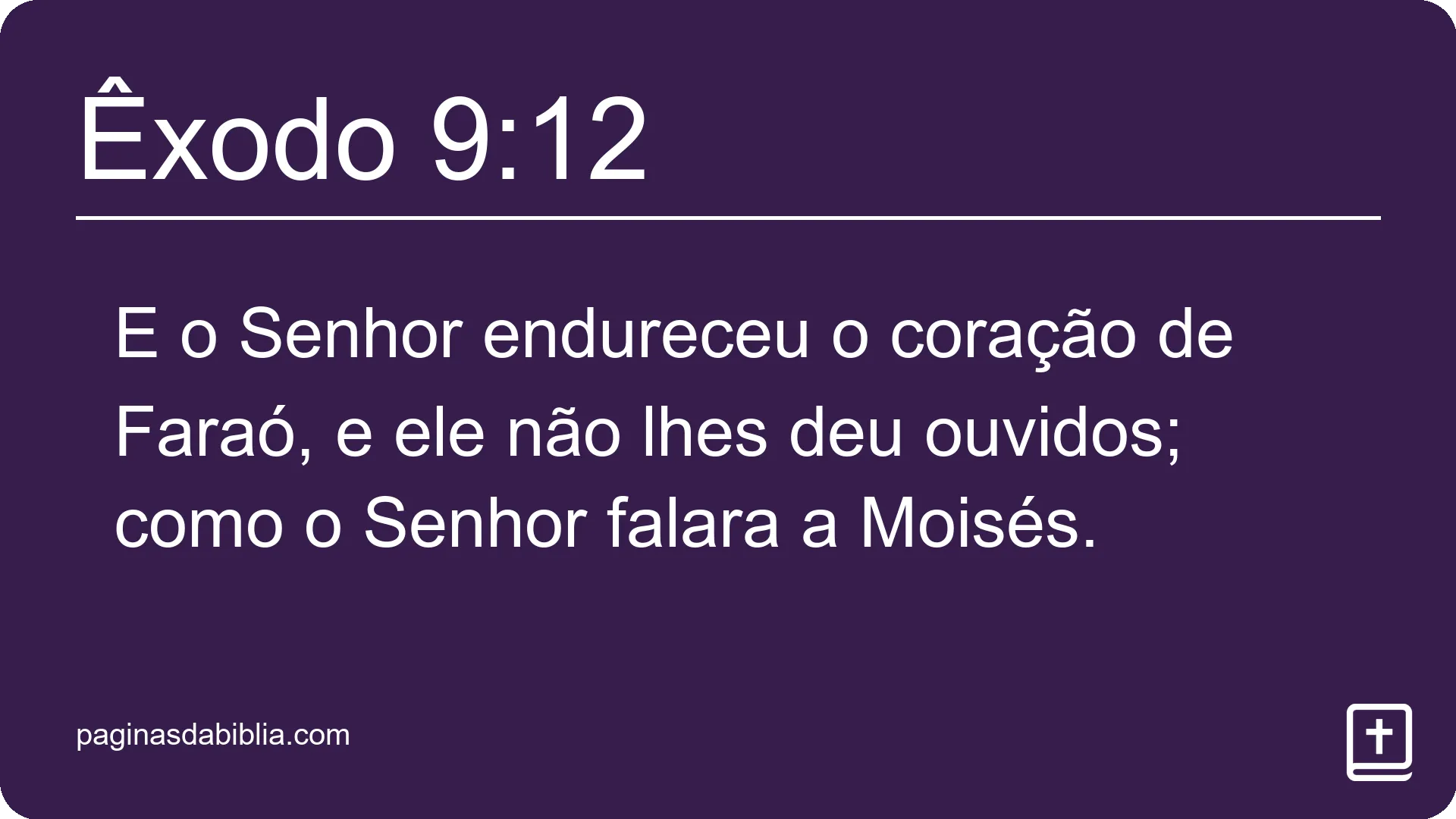 Êxodo 9:12