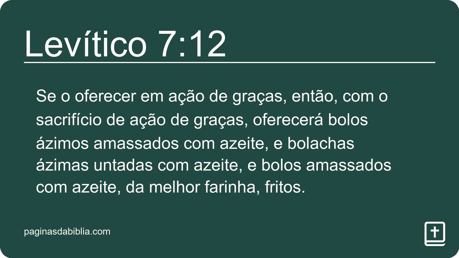 Levítico 7:12